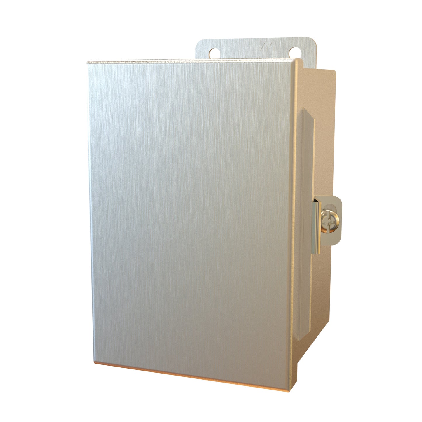 Hammond 1414N4PHS16C4 N4X Junction Box, Continuous Hinge Door with Clamps, with Panel - 6" x 4" x 4" - 316 Stainless Steel