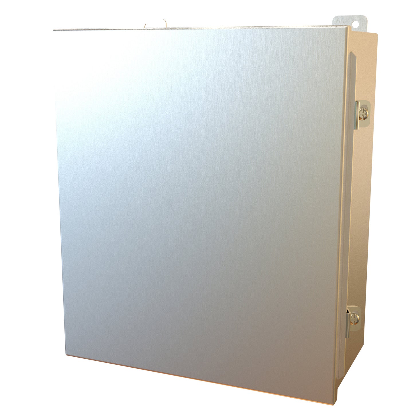 Hammond 1414N4PHS16M6 N4X Junction Box, Continuous Hinge Door with Clamps, with Panel - 14" x 12" x 6" - 316 Stainless Steel