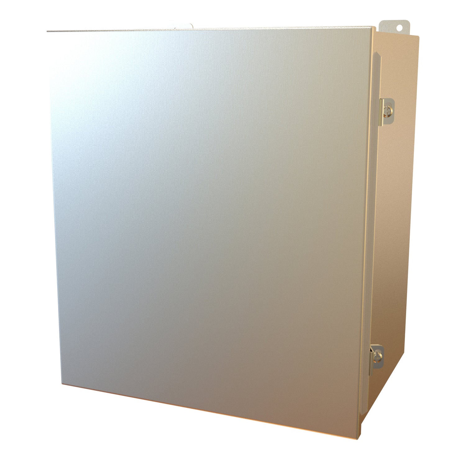 Hammond 1414N4PHSSO10 N4X Junction Box, Continuous Hinge Door with Clamps, with Panel - 16" x 14" x 10" - 304 Stainless Steel