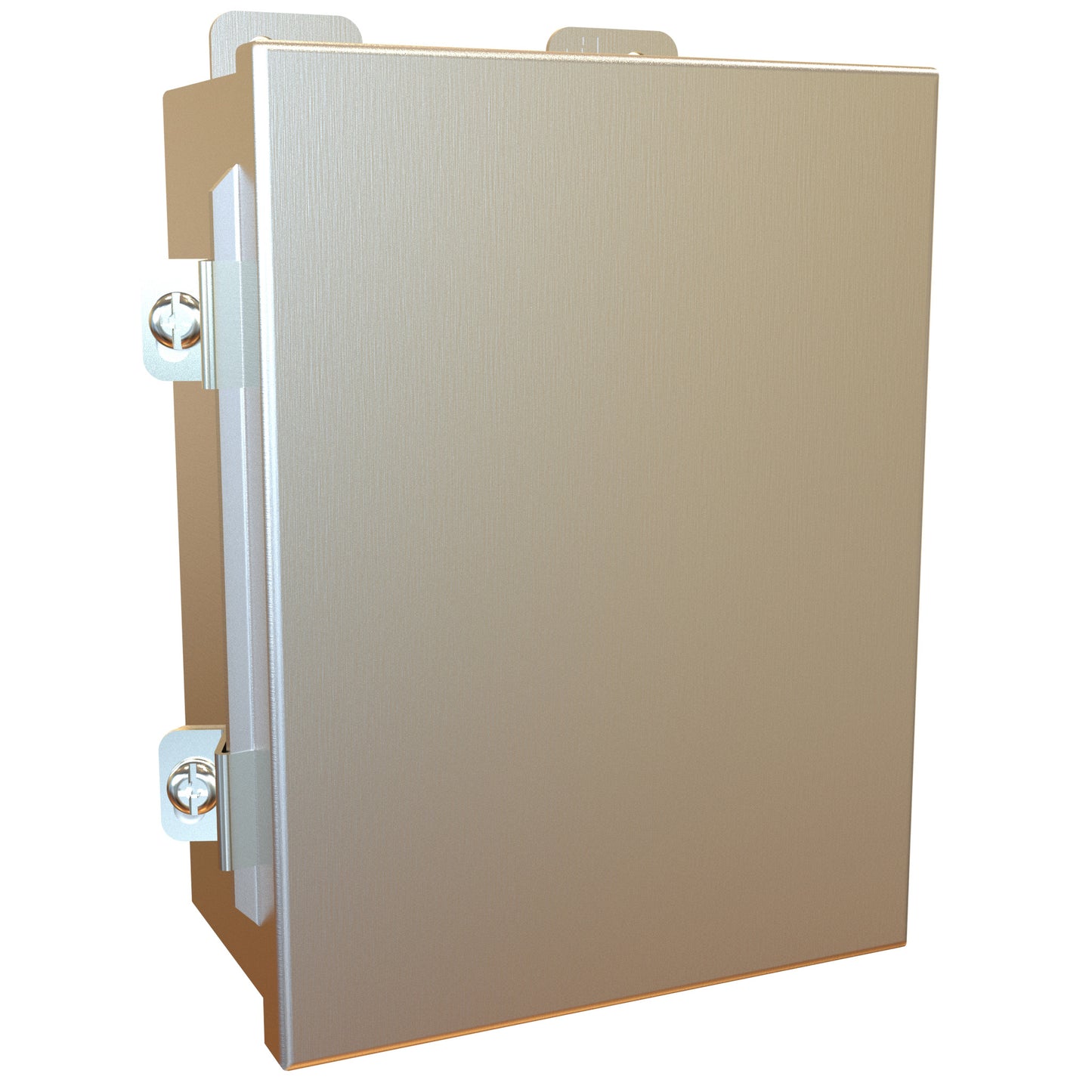 Hammond 1414N4SSG N4X Junction Box, Lift Off Cover with Clamps, with Panel - 8" x 6" x 3.5" - 304 Stainless Steel
