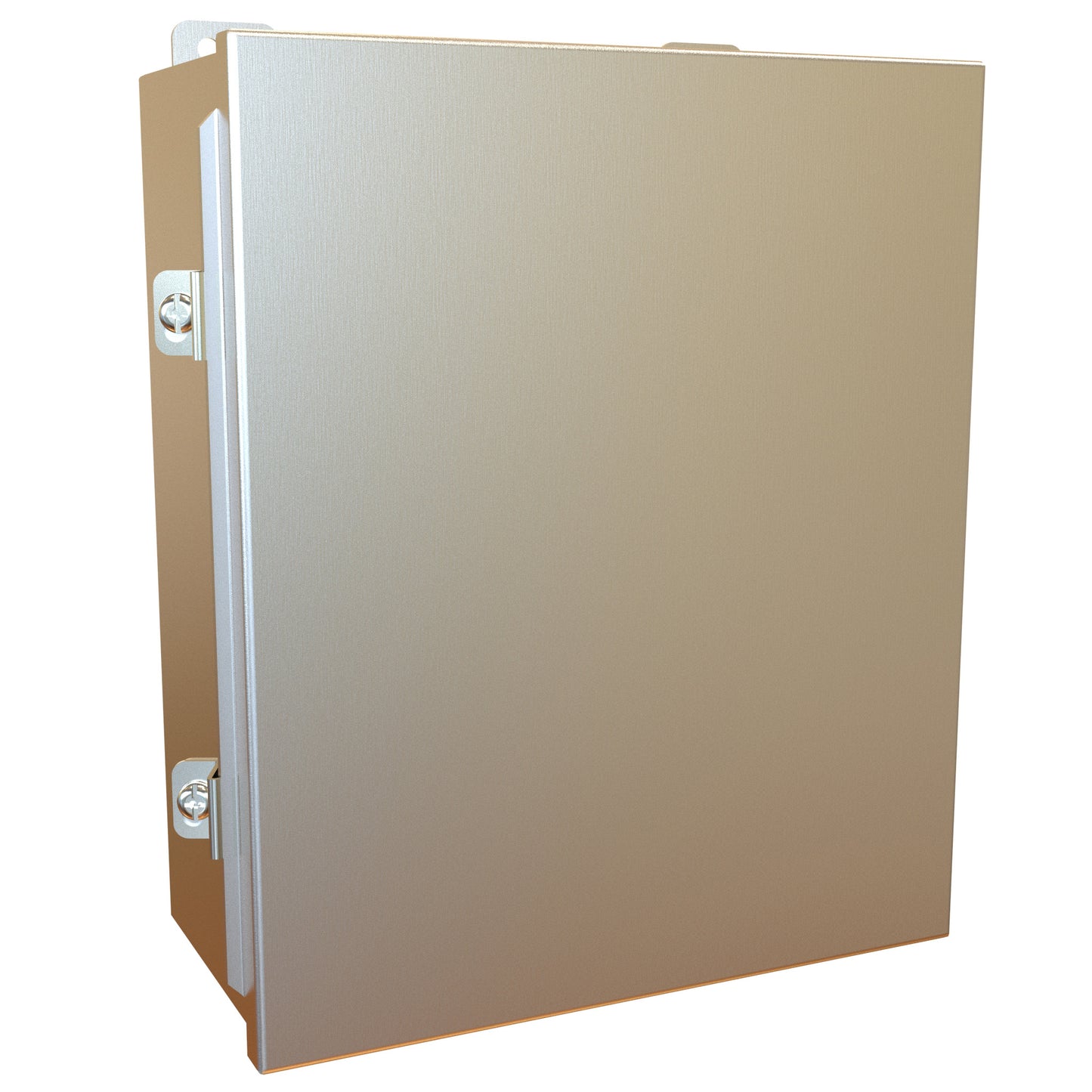 Hammond 1414N4SSK N4X Junction Box, Lift Off Cover with Clamps, with Panel - 12" x 10" x 5" - 304 Stainless Steel