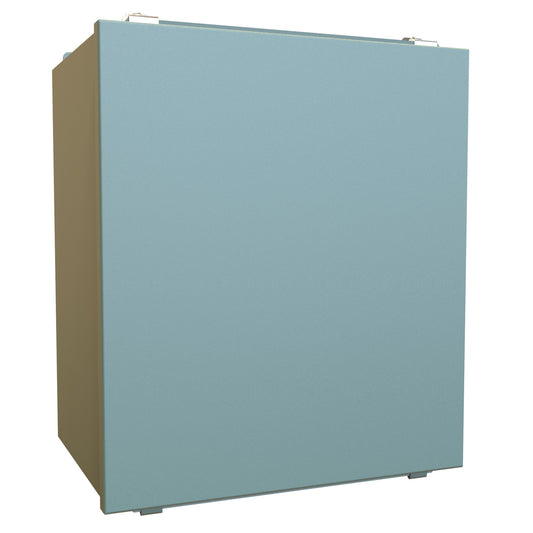 Hammond 1414O10 N12 Junction Box, Lift Off Cover with Clamps, with Panel - 16" x 14" x 10" - Steel/Gray