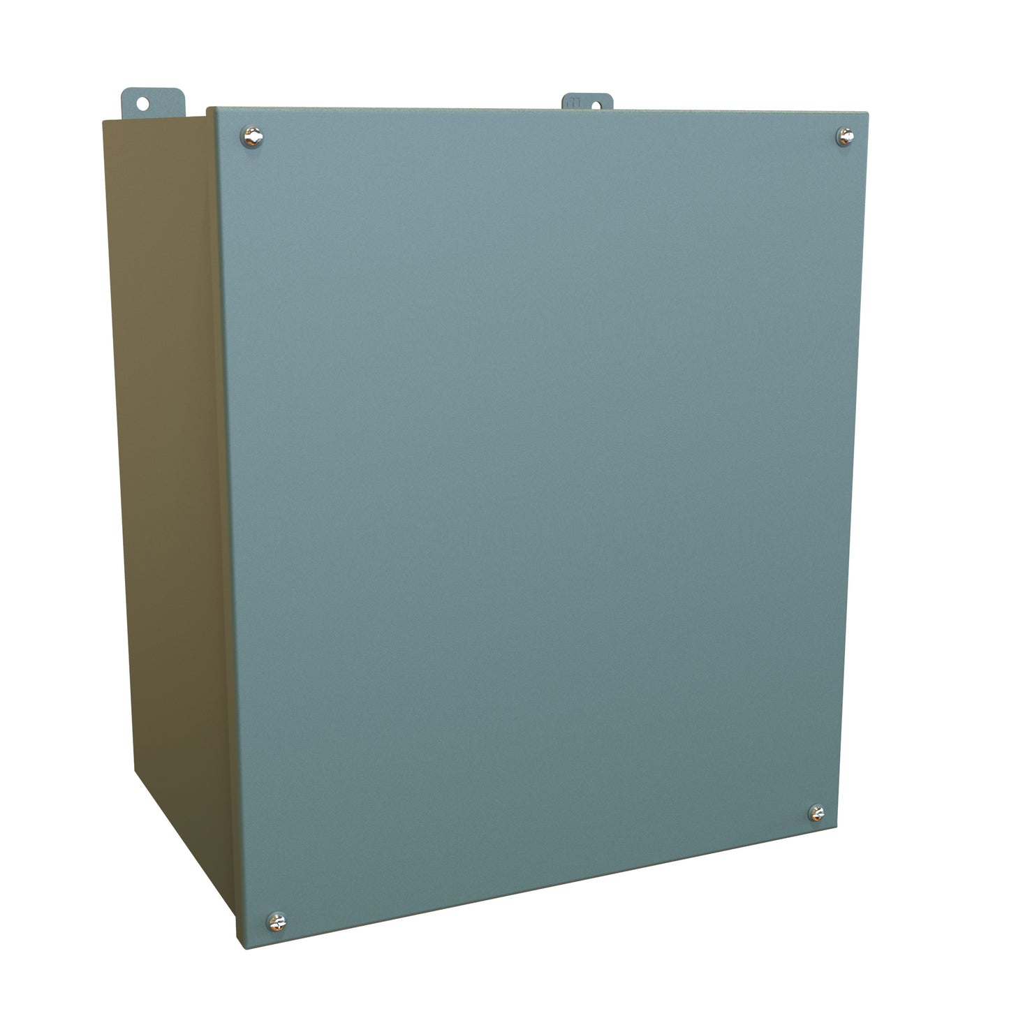 Hammond 1414SCO10 N12 Junction Box, Lift-Off Cover with Screws, with Panel - 16" x 14" x 10" - Steel/Gray