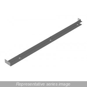 Hammond 1418ACS Freestanding Enclosure Center Panel Support, Fits 60.00" High 1418FS/HN4FS Double Door Enclosures, Adjustable Width, White.
