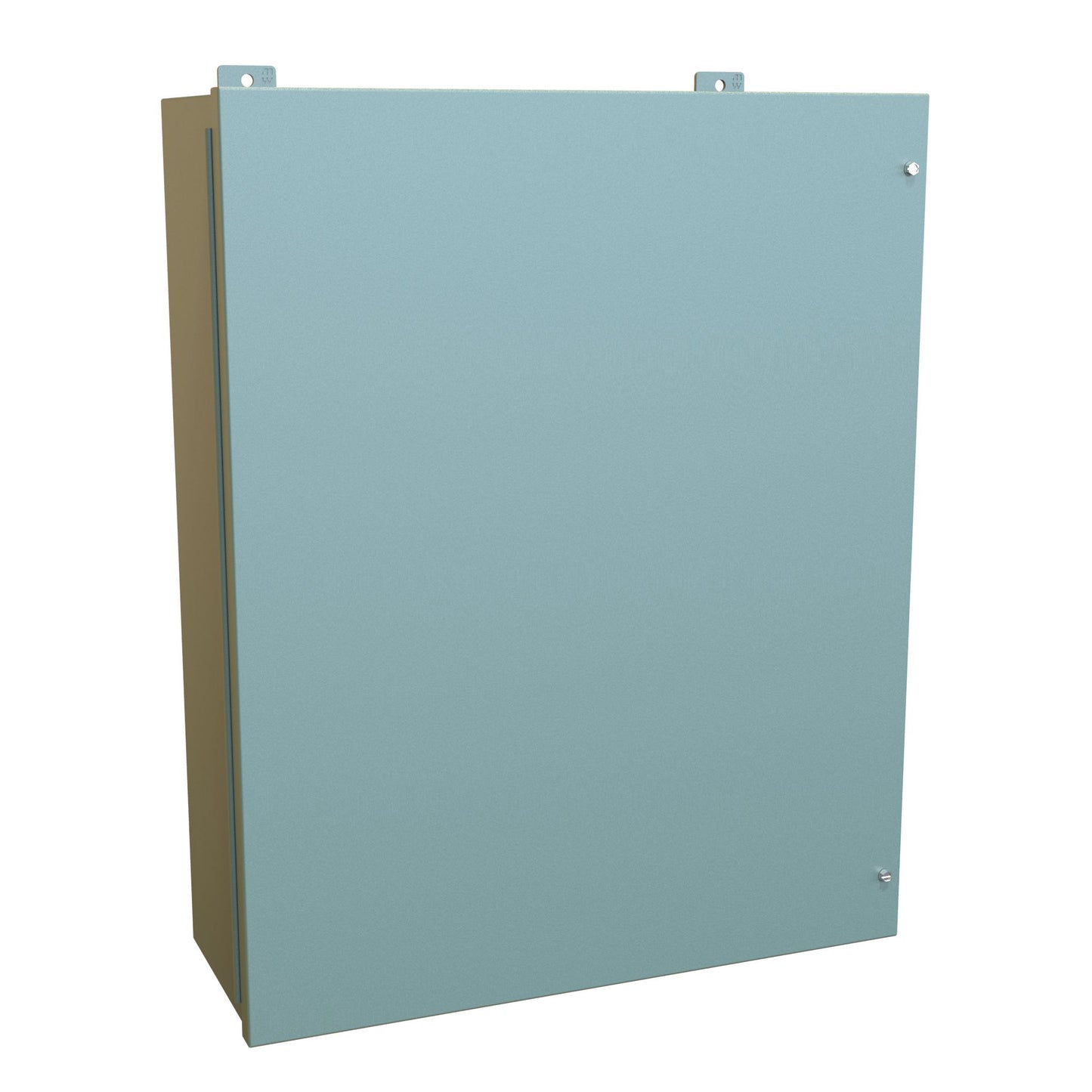 Hammond 1418JK9 N12 Wallmount Enclosure, Continuous Hinge Door with Screws, with Panel - 30" x 24" x 9" - Steel/Gray