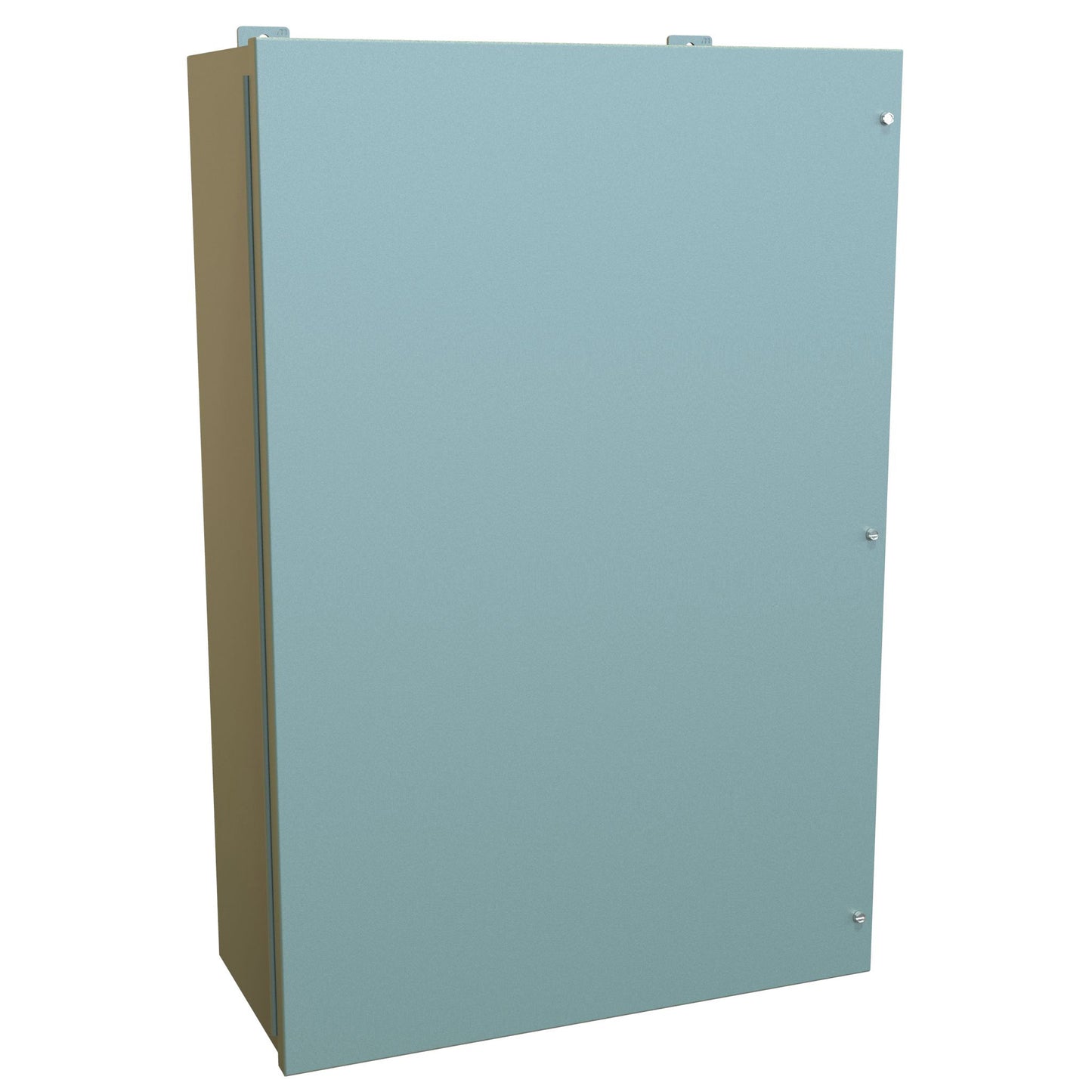 Hammond 1418JL11 N12 Wallmount Enclosure, Continuous Hinge Door with Screws, with Panel - 36" x 24" x 11" - Steel/Gray