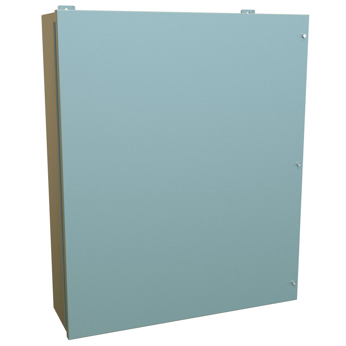 Hammond 1418JM9 N12 Wallmount Enclosure, Continuous Hinge Door with Screws, with Panel - 36" x 30" x 9" - Steel/Gray