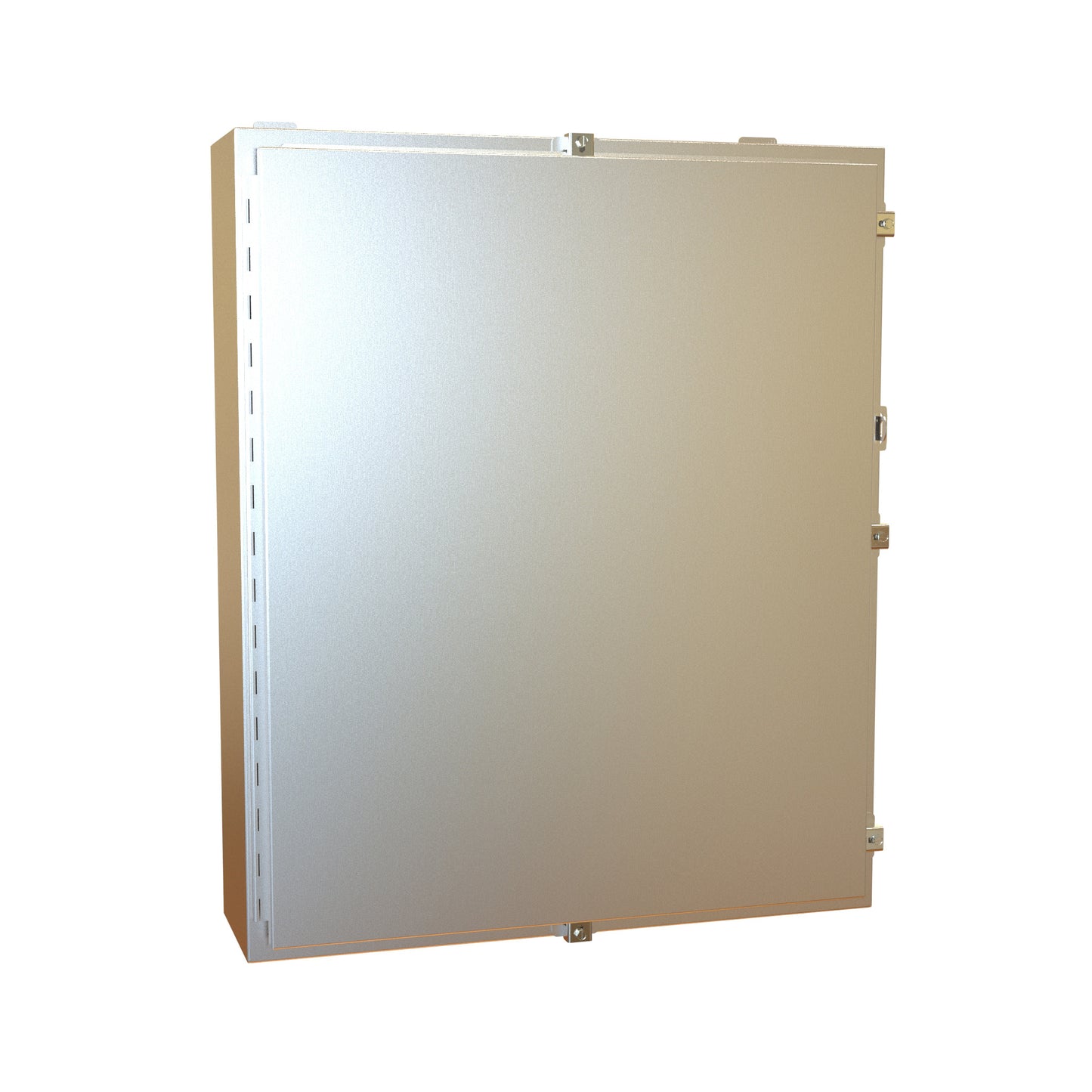 Hammond 1418N4S16M8 N4X Wallmount Enclosure, Continuous Hinge Door with Clamps, with Panel - 36" x 30" x 8" - 316 Stainless Steel