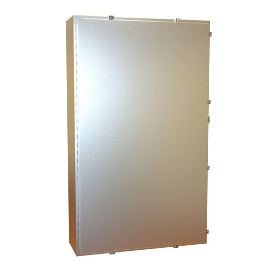 Hammond 1418N4S16T12 N4X Wallmount Enclosure, Continuous Hinge Door with Clamps, with Panel - 60" x 36" x 12"- 316 Stainless Steel