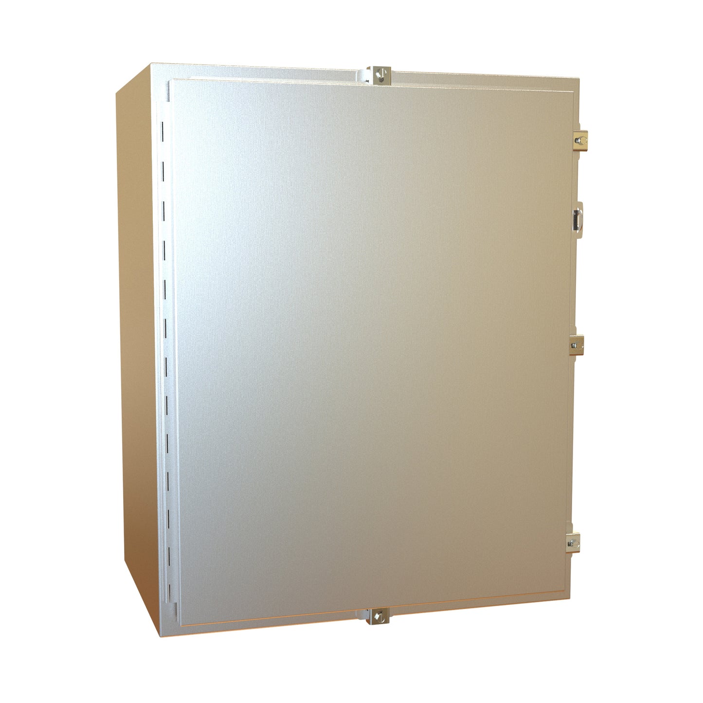 Hammond 1418N4SSK16 N4X Wallmount Enclosure, Continuous Hinge Door with Clamps, with Panel - 30" x 24" x 16"- 304 Stainless Steel