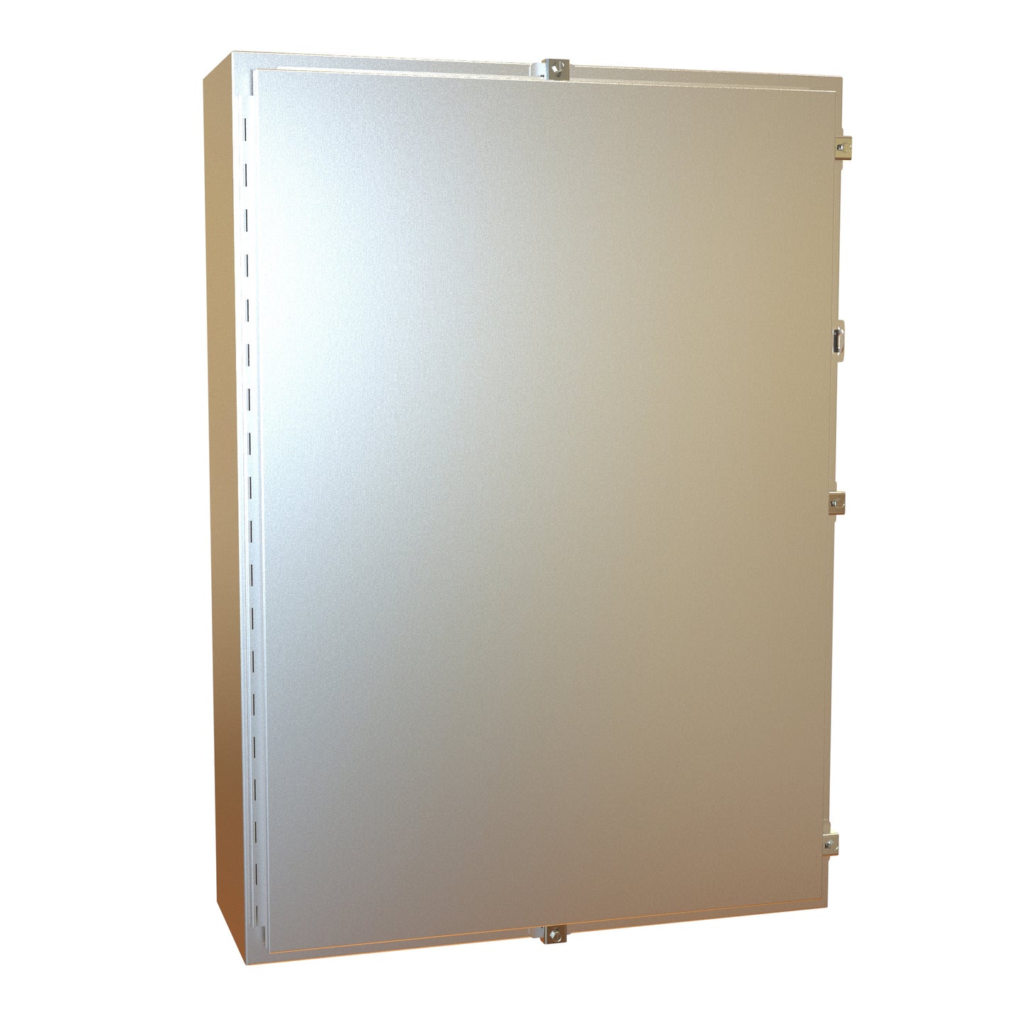 Hammond 1418N4SSO10 N4X Wallmount Enclosure, Continuous Hinge Door with Clamps, with Panel - 42" x 30" x 10" - 304 Stainless Steel
