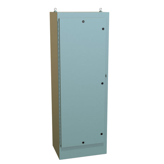 Hammond 1418N4W18QT N4 Quarter Turn Freestanding Enclosure - 72" x 25" x 18" - Steel/Gray