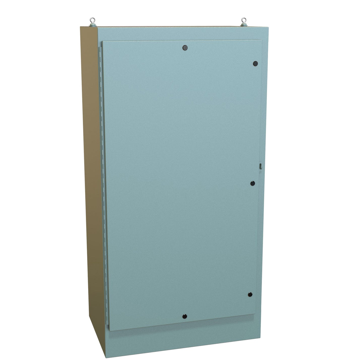 Hammond 1418N4Y24QT N4 Quarter Turn Freestanding Enclosure - 72" x 37" x 24" - Steel/Gray