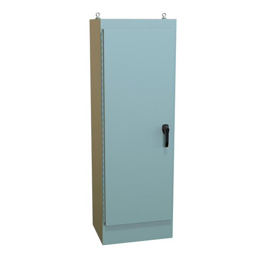 Hammond 1418W18 N12 Freestanding Enclosure - 72" x 24" x 18" - Steel/Gray