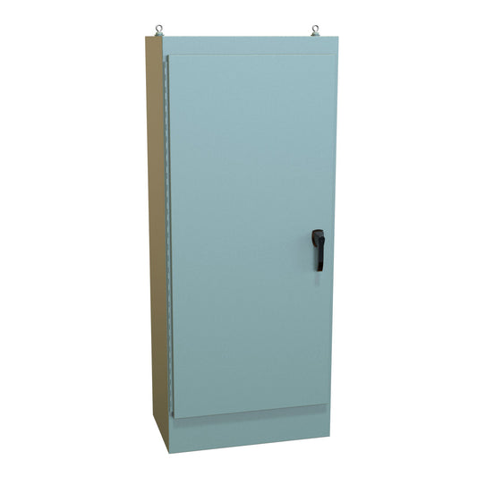 Hammond 1418 x 18 N12 Freestanding Enclosure - 72" x 30" x 18" - Steel/Gray
