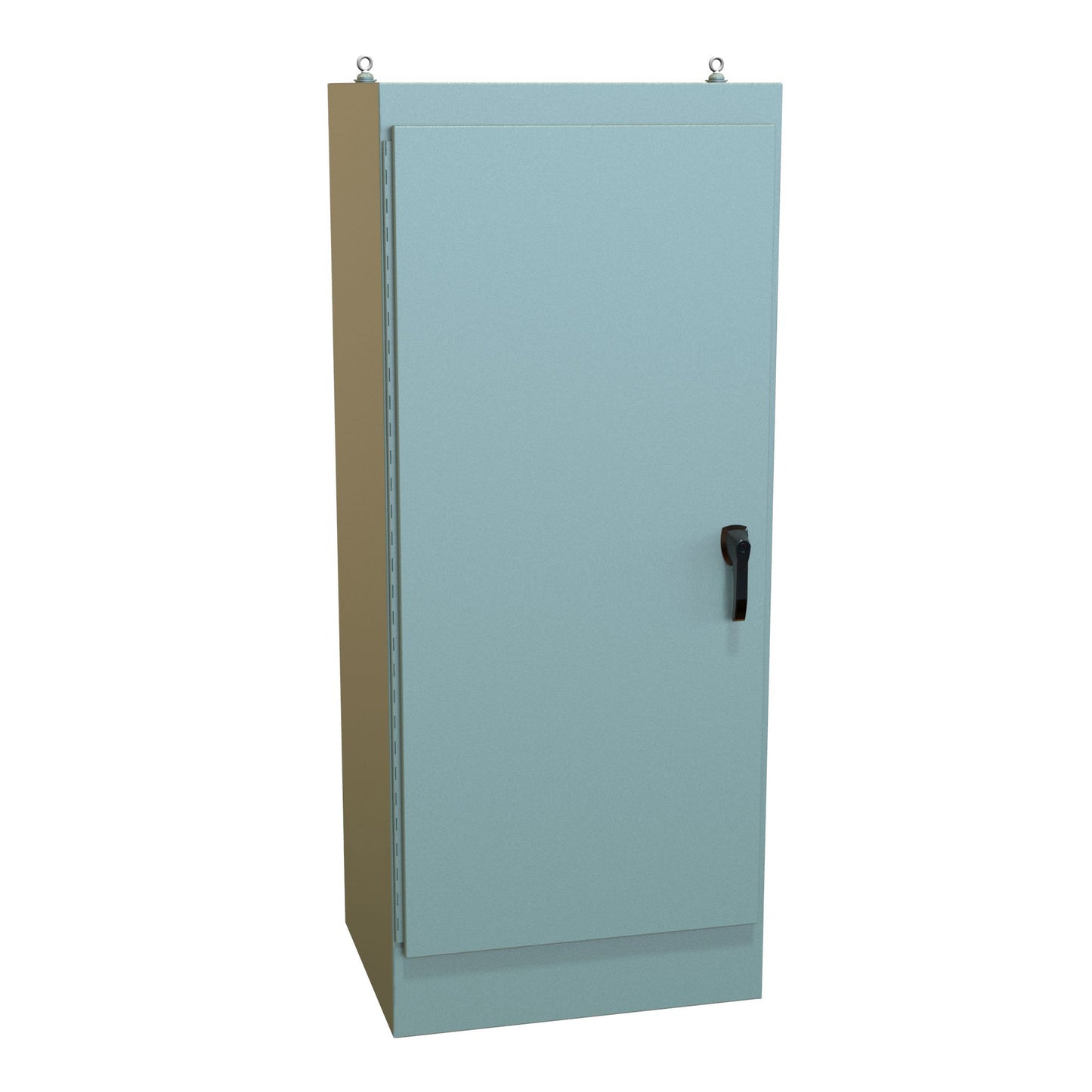 Hammond 1418XD24 N12 Freestanding Enclosure, Dual Access - 72" x 30" x 24" - Steel/Gray