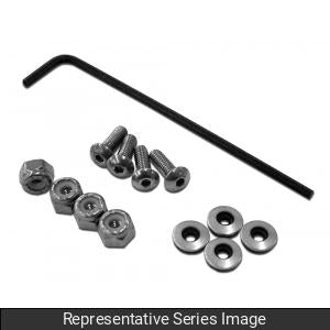 Hammond 1421N4CB50 Type 4 Hardware Kit, 1/4-20 x 1" Stainless Steel Screws with Sealing Washers and Nuts, 50/Pack with Hex Driver.