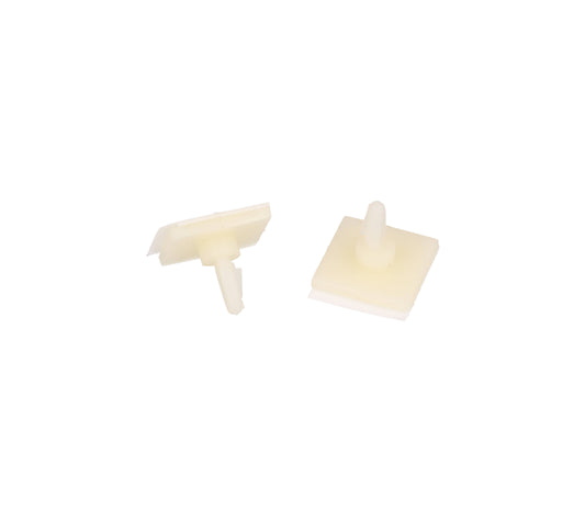 Hammond 1421PCB1-100 1421PCB Printed Circuit Board Standoffs, 1/4" Height, White Nylon, Self-Adhesive Mounting Pad, 100-pack.