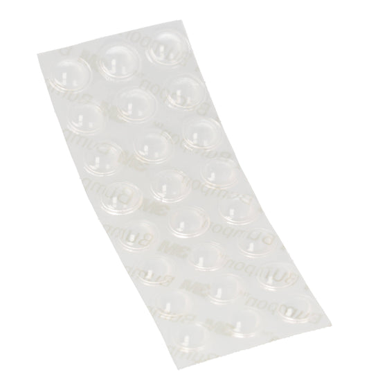 Hammond 1421T6CL Self Adhesive Clear Rubber Feet (0.31" x 0.09") 24/Pack