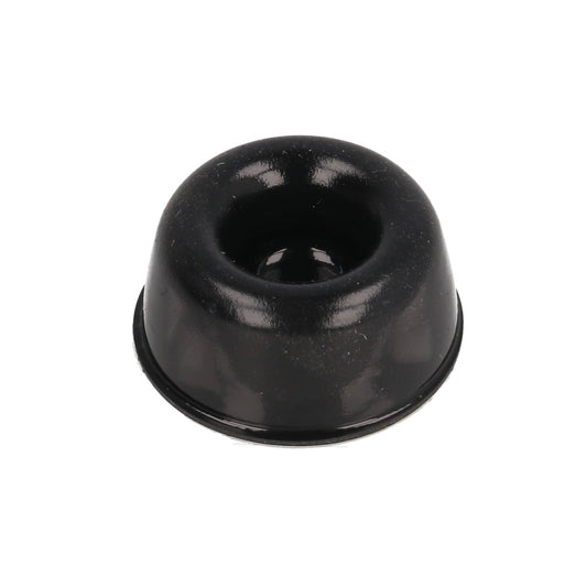 Hammond 1421T9BK Round Rubber Feet, 0.88" dia. x 0.40" H, Black, Self-Adhesive, 24/Pack.