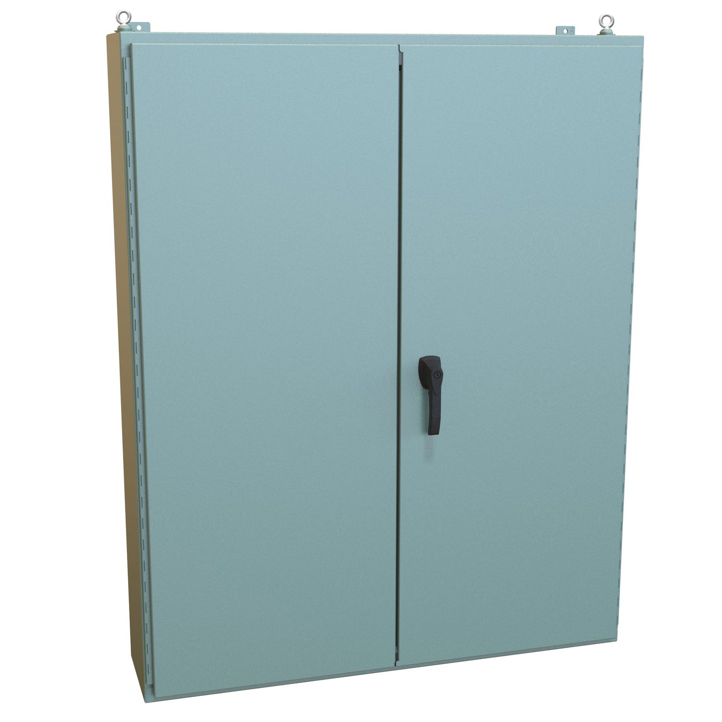 Hammond 1422B10 N12 Double Door Wallmount Enclosure w/Panel - 60" x 48" x 10" - Steel/Gray