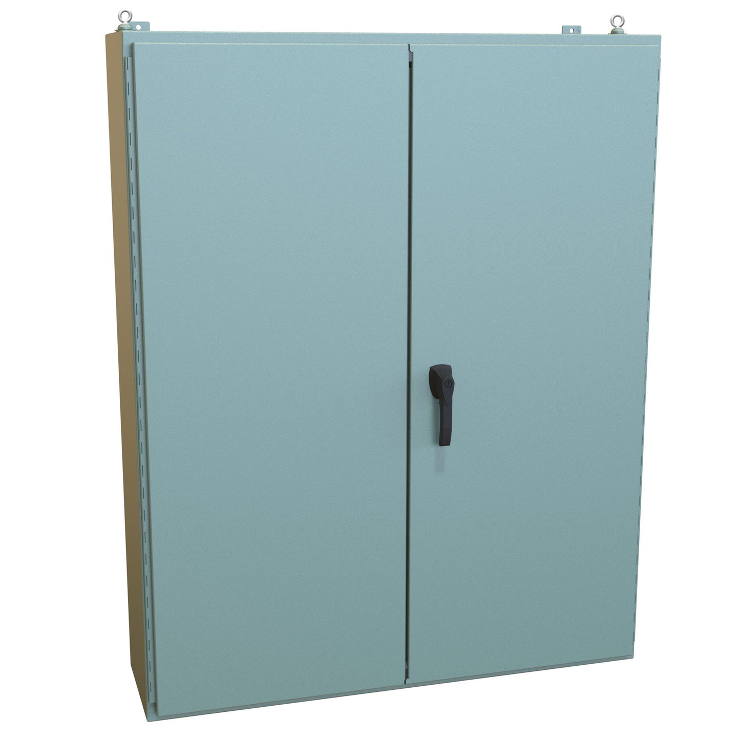 Hammond 1422B12 N12 Double Door Wallmount Enclosure w/Panel - 60" x 48" x 12" - Steel/Gray