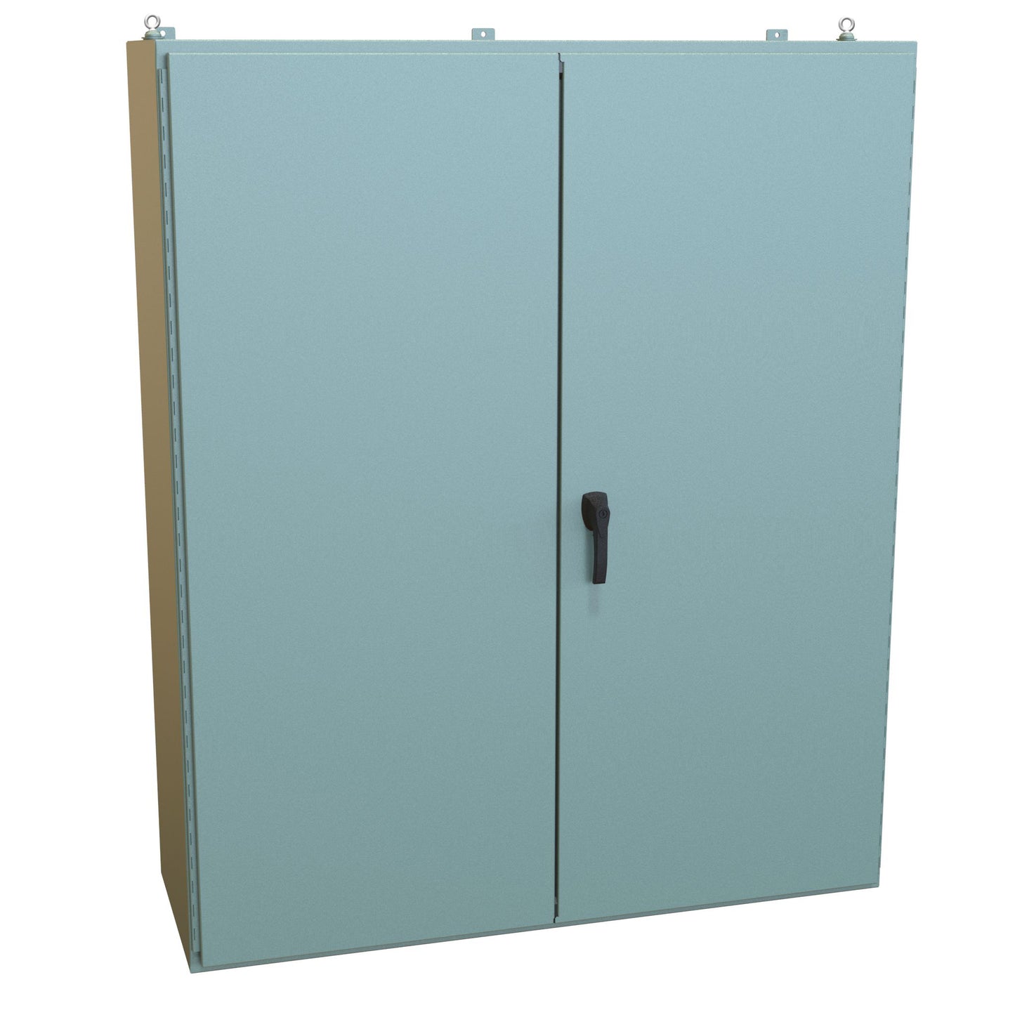 Hammond 1422E20 N12 Double Door Wallmount Enclosure w/Panel - 72" x 60" x 20" - Steel/Gray