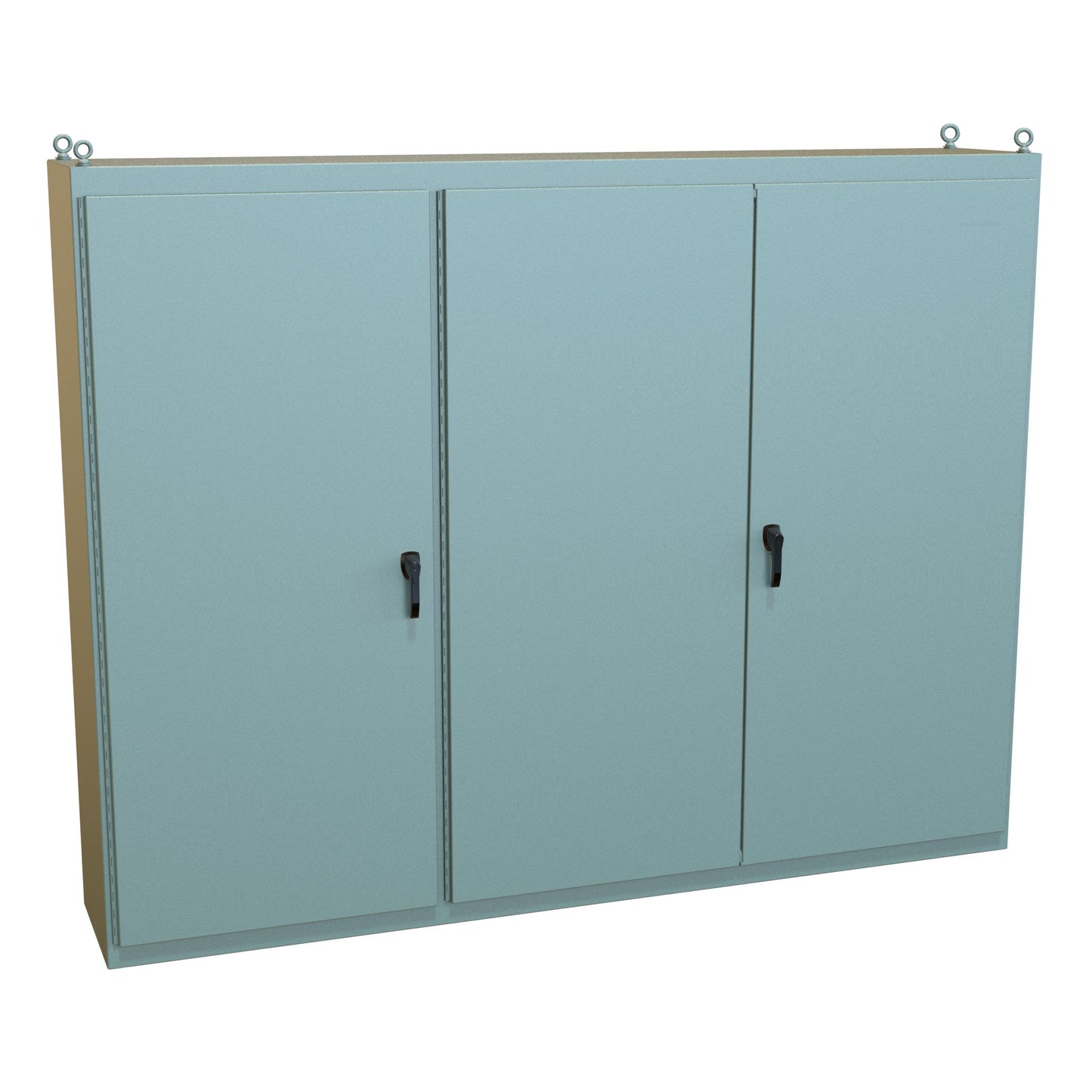 Hammond 1422MD320 N12 Multi Door Enclosure w/Panel - 86.12" x 112" x 20.37" - Steel/Gray