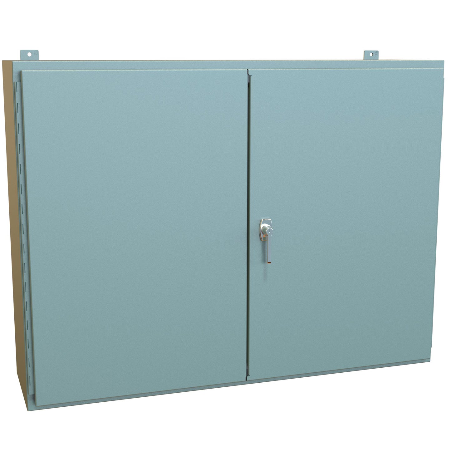 Hammond 1422UW12 N12 Double Door Wallmount Enclosure w/Panel - 36" x 48" x 12" - Steel/Gray