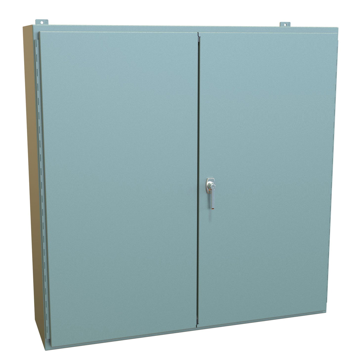 Hammond 1422WW12 N12 Double Door Wallmount Enclosure w/Panel - 48" x 48" x 12" - Steel/Gray