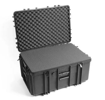UK 1427WBLK 1427 Transit Case Black with Wheels and Foam (ID: 26.8" x 17.8" x 13.3")