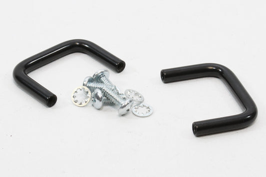 Hammond 1427B2BK 1427 Series Chassis Handle, Black Powder Coated, Pair, 1.25" Mounting Hole Centers, 1.00" Handle Depth, 0.19" Diameter, 6-32 Thread.