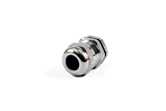Hammond 1427BCGM16L 1427BCG Liquid-Tight Cordgrip, Nickel Plated Brass, M16x1.5 Thread, Wire Diameter 5 mm-10 mm, 16 mm Mounting Hole, IP68.