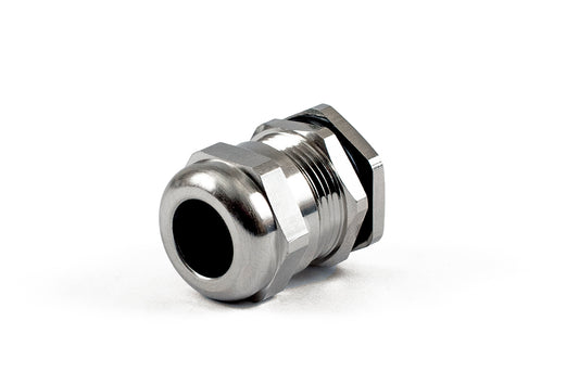 Hammond 1427BCGPG13 1427BCG Liquid-Tight Cordgrip, Nickel Plated Brass, PG13 Thread, Wire Diameter 6 mm-12 mm, 21 mm Mounting Hole, IP68.