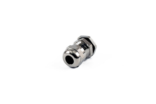 Hammond 1427BCGPG7 1427BCG Liquid-Tight Cordgrip, Nickel Plated Brass, PG7 Thread, Wire Diameter 3 mm-4 mm, 24 mm Mounting Hole, IP68.