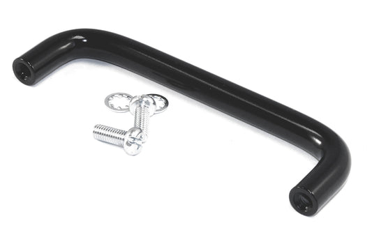 Hammond 1427C1BK 1427 Series Chassis Handle, Black Powder Coated, 4.00" Mounting Hole Centers, 1.30" Handle Depth, 0.38" Diameter, 10-32 Thread.
