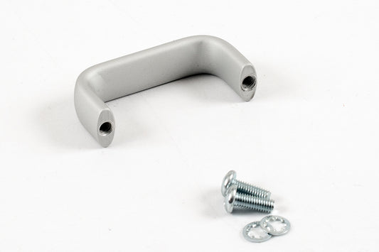 Hammond 1427C3AL Metal Handle, Oval Profile, Clear Anodized Aluminum, 2.16" Mounting Hole Centers, 1.14" Depth, 0.63" Width, 10-32 Thread.