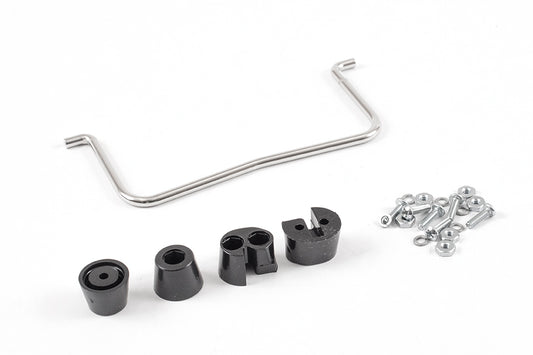 Hammond 1427D5 1427 Series Tilt Bail, Chrome Plated Steel, 2.50" Height, 5.50" Mounting Centers, Includes Black Feet and Hardware.