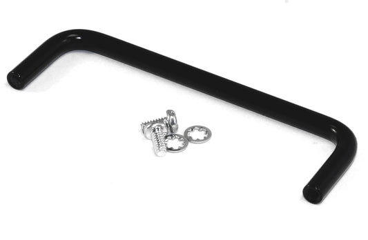 Hammond 1427G2BK 1427 Series Chassis Handle, Black Powder Coated, 3.00" Mounting Hole Centers, 1.00" Handle Depth, 0.19" Diameter, 4-40 Thread.