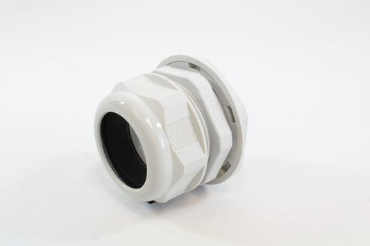 Hammond 1427NCGM63G 1427NCG Liquid-Tight Cordgrip, Gray Nylon, M63x1.5 Thread, Wire Diameter 37 mm-44 mm, 63 mm Mounting Hole, IP68, Standard Length.