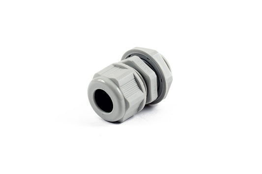 Hammond 1427NCGPG13LG 1427NCG Liquid-Tight Cordgrip, Gray Nylon, PG13 Thread, Wire Diameter 6 mm-12 mm, 21 mm Mounting Hole, IP68, Extra Long.