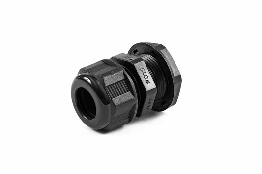 Hammond 1427NCGPG16LB 1427NCG Liquid-Tight Cordgrip, Black Nylon, PG16 Thread, Wire Diameter 10 mm-14 mm, 23 mm Mounting Hole, IP68, Extra Long.