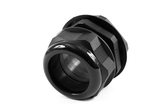 Hammond 1427NCGPG48B 1427NCG Liquid-Tight Cordgrip, Black Nylon, PG48 Thread, Wire Diameter 37 mm-44 mm, 60 mm Mounting Hole, IP68, Standard Length.