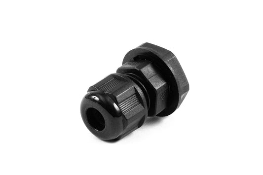 Hammond 1427NCGPG7B 1427NCG Liquid-Tight Cordgrip, Black Nylon, PG7 Thread, Wire Diameter 3 mm-7 mm, 13 mm Mounting Hole, IP68, Standard Length.