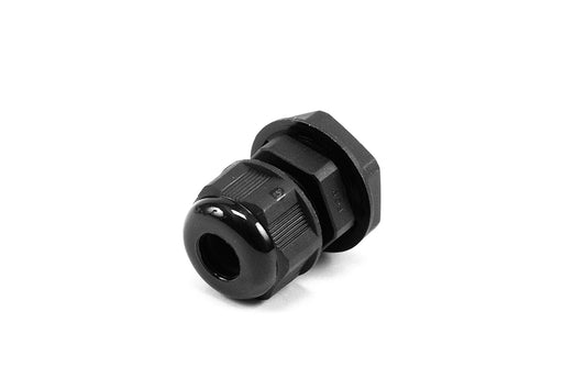 Hammond 1427NCGPG9B 1427NCG Liquid-Tight Cordgrip, Black Nylon, PG9 Thread, Wire Diameter 4 mm-8 mm, 15 mm Mounting Hole, IP68, Standard Length.