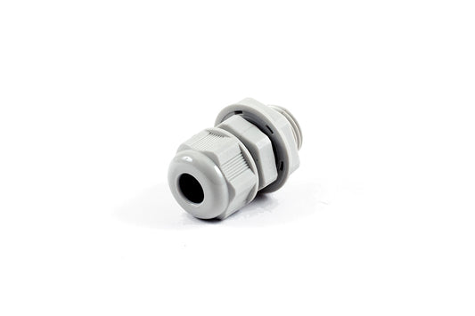 Hammond 1427NCGPG9LG 1427NCG Liquid-Tight Cordgrip, Gray Nylon, PG9 Thread, Wire Diameter 4 mm-8 mm, 15 mm Mounting Hole, IP68, Extra Long.