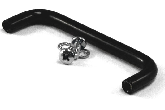 Hammond 1427P1BK-1 1427 Series Chassis Handle, Black Powder Coated, 2.80" Mounting Hole Centers, 1.00" Handle Depth, 0.25" Diameter, 6-32 Thread.