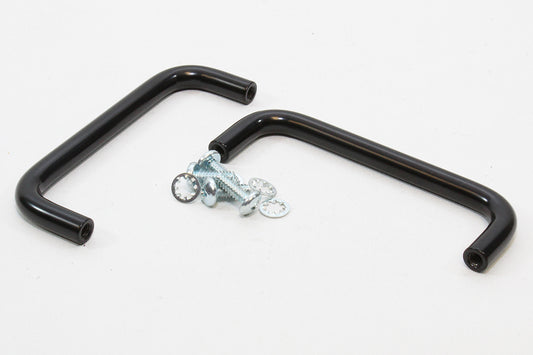 Hammond 1427P1BK 1427 Series Chassis Handle, Black Powder Coated, Pair, 2.80" Mounting Hole Centers, 1.00" Handle Depth, 0.25" Diameter, 6-32 Thread.