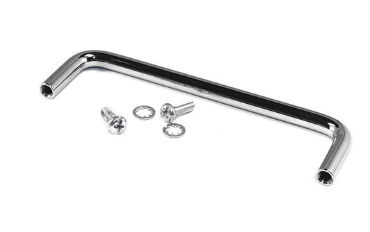 Hammond 1427T3 1427 Series Chassis Handle, Round Steel, With Screws, 5.00" Mounting Centers, 1.50" Depth, 0.31" Diameter, 10-32 Thread, Chrome Plated.