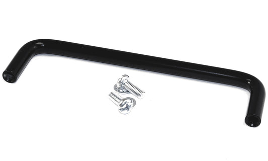 Hammond 1427T3BK 1427 Series Chassis Handle, Round Steel, With Screws, 5.00" Mounting Centers, 1.50" Depth, 0.31" Diameter, 10-32 Thread, Black Powder Coated.